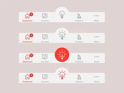 Menu Assistant assistant bottom menu design ios