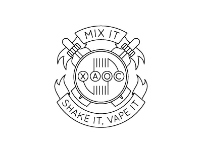 Xaoc Vape Logo and video brand brand name logo vape xaoc