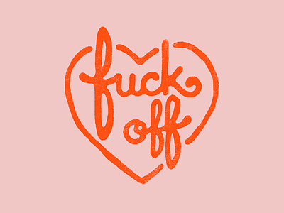 F off handlettering illustration lettering