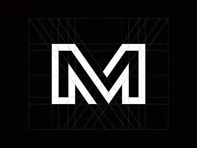 Logo Alphabet 13-26 alphabet design grid l layout letter logo project script sharp thick typography