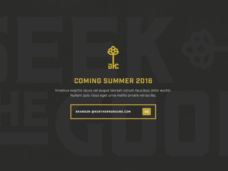 Example of 2016 Good City Brewing Teaser