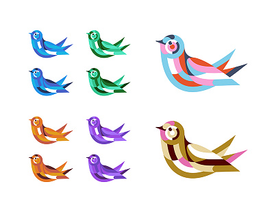 Swallows bird illustration swallow vector