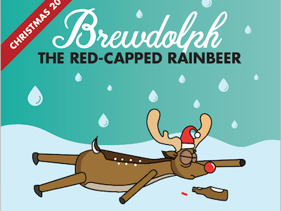 Brewdolph beer label