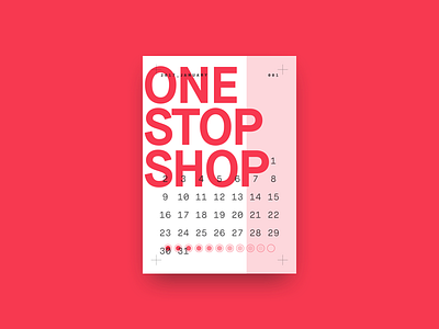 Calendar w/ Tech one-liners bold calendar color simple