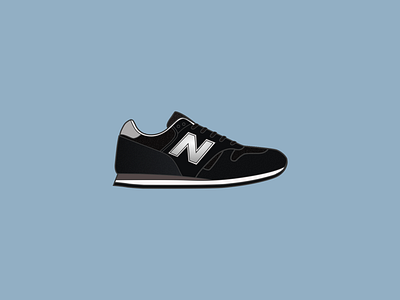 New Balance 373 illustration illustrator nb new balance shoes sketch sneakers trainers