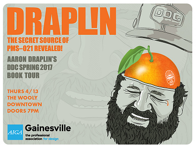 DRAPL!N fb promo image citrus ddc draplin florida illustration orange poster thicklines