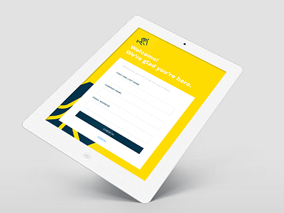 Check-in App app checkin design form ipad product tablet ui ux