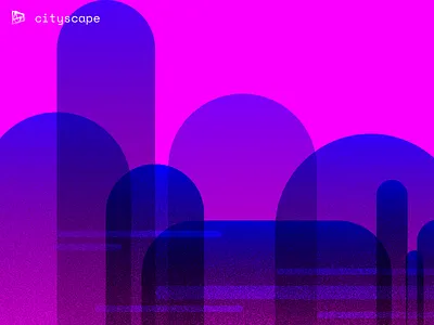 Experiment 2 city contrast experiment illustration retro