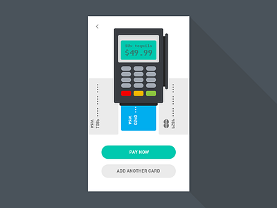 Credit Card Checkout—Daily UI #002 app check out concept dailyui flat mobile ui