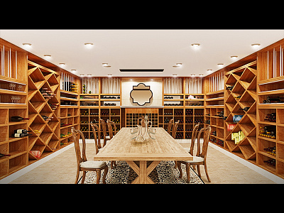 Wine room 3d 3dmax 3dsmax interier interio visualisation visualization