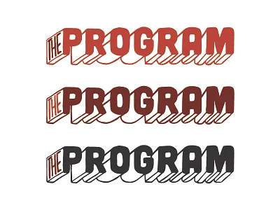 The Program drawing illustration interns internship lettering