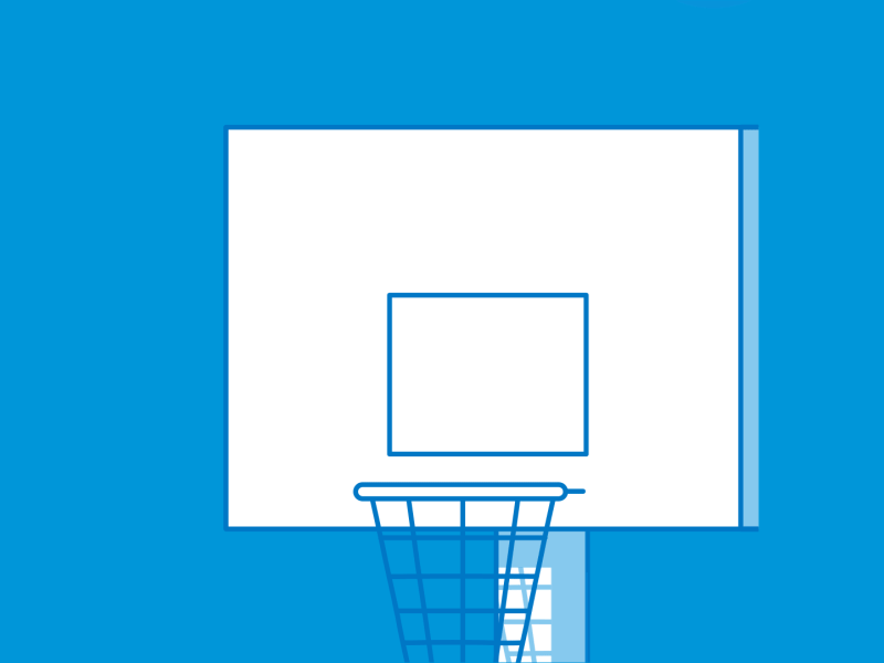 March Madness after effects animation basketball design dribbble gif hoops march madness motion design net tap two points