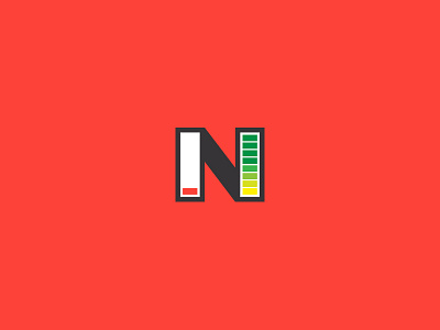 NIFTY Icon Exploration battery charger charging design icon letter logo monogram n nifty single tech