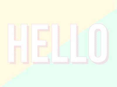 Stripe Type font lettering stripe type typography