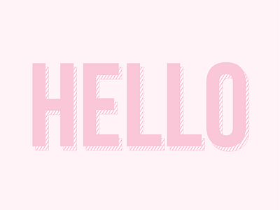Hello Stripe Type font lettering stripe type typography