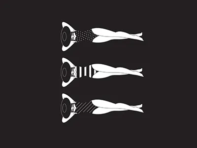 36 Days of Type - E 36daysoftype alphabet beach e figure illustration illustrator letter minimal swimsuit typography vector