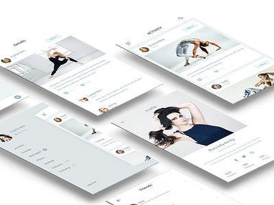 SPORT APP design interface