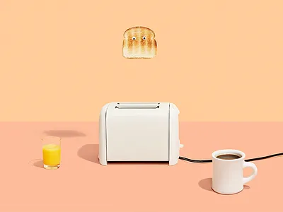 Meditation makes things better - Waking up advertising art direction photography set design