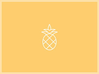 Pineapple Gold gold icon illustration pineapple swatch yellow