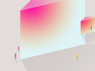 Magenta | FebHeader gradient huge illustration illustrator mangeta