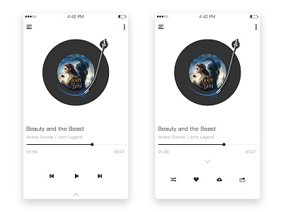 Music player ui，app