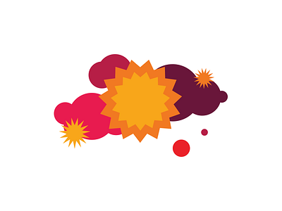 Spring Icon art branding clouds colors cute day design icon nature spring stars sun