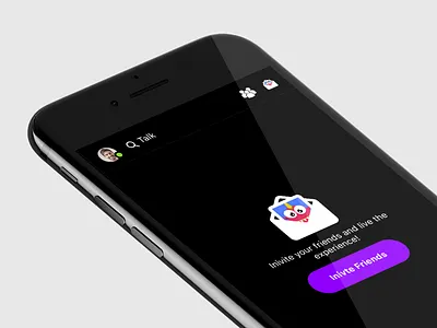 Social group video messenger - Teaser app chat group video invitation invite messenger social talk video