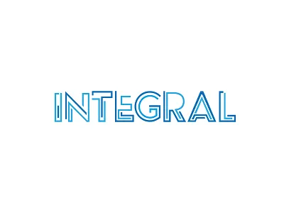 Integral architecture brand concept creative design identity illustrator integral interior logo type visual
