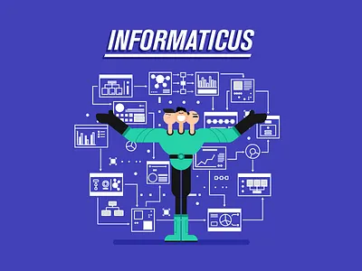 The five villains of charity video production arms character chart data graph illustration infographic information motion superhero ui wisdom