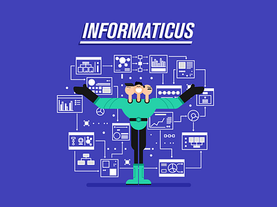 The five villains of charity video production arms character chart data graph illustration infographic information motion superhero ui wisdom