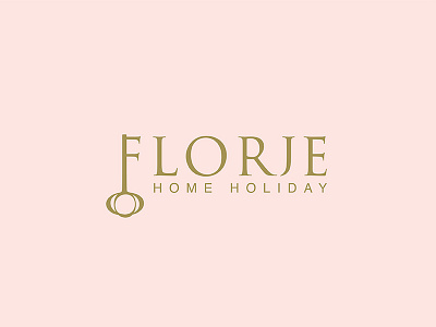 #Logodì - Florje brand branding design holiday home italy logo logotype rome