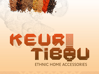 Keur african ethnic logo west africa