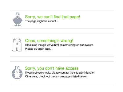 Greenpeace error pages 404 error