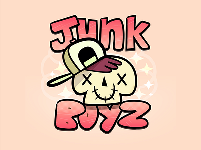 Junk Boyz band band name boys cool cute death poster punk rock skull