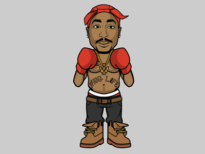 2pac East Coast vs. West Coast 2pac graphics illustration sticker design t shirt design vector design