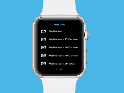 Watch Mockup - Washguide apple ui ux watch