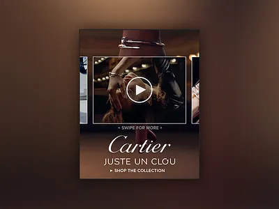 Mobile Ad Unit Video Gallery ad cartier gallery mobile video