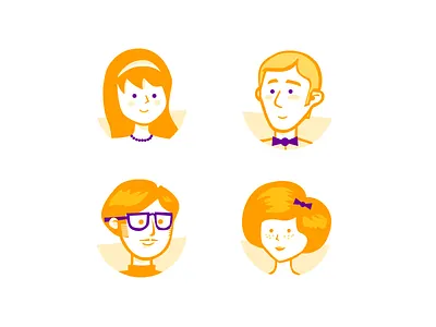 Akeneo users drawing illustration man people woman