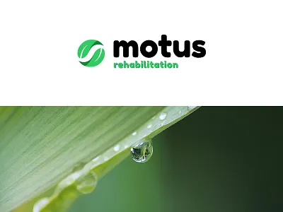 Motus Logo art direction graphic design healthcare logo logo design plant logo rehabilitation logo therapy