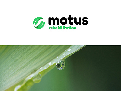 Motus Logo art direction graphic design healthcare logo logo design plant logo rehabilitation logo therapy