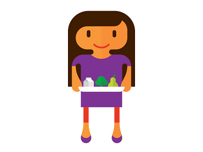 Healthy Lunch design editorial illustration fruit healthy eating healthy kids icons illustration infographics jo jofolio jose ortiz school lunch