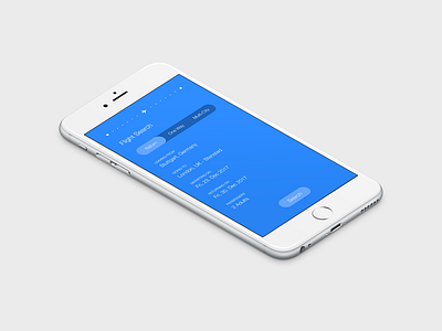 Daily UI | #068 | Flight Search app daily ui design flight iphone mobile search ui ux web