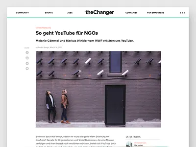 Thechanger Article Page article page better seo online magazine