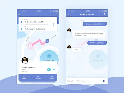 Maps Apps Design apps clean illustration ios modern