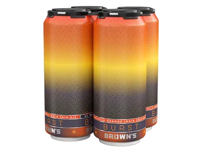 Some new 16 oz. cans for Brown's Brewing albany beer brand colorful craft identity packaging troy typography