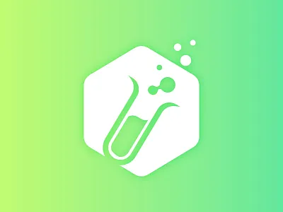 Pre-made LOGO for sale - Test Tube biotechnology design drug development hong kong lab logo logos mack minimalism pre made science sold