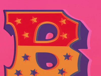 B denver exploration logo typography vintage