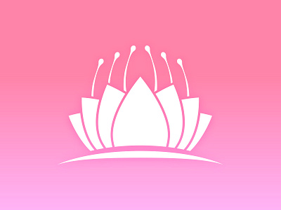 Pre-made LOGO for sale - Flower 02 design flora hong kong logo logos mack minimalism pink pink flower pre made