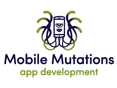 Mobile Mutations Logo app branding iphone logo mobile monster mutations octopus tentacles toxic ui ux
