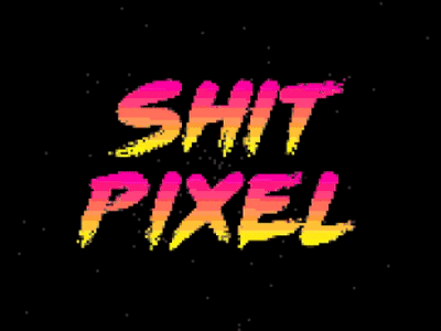 Shit Pixel 8bit after effects animation animator graphics motion motion design motion graphics type typography typography animation